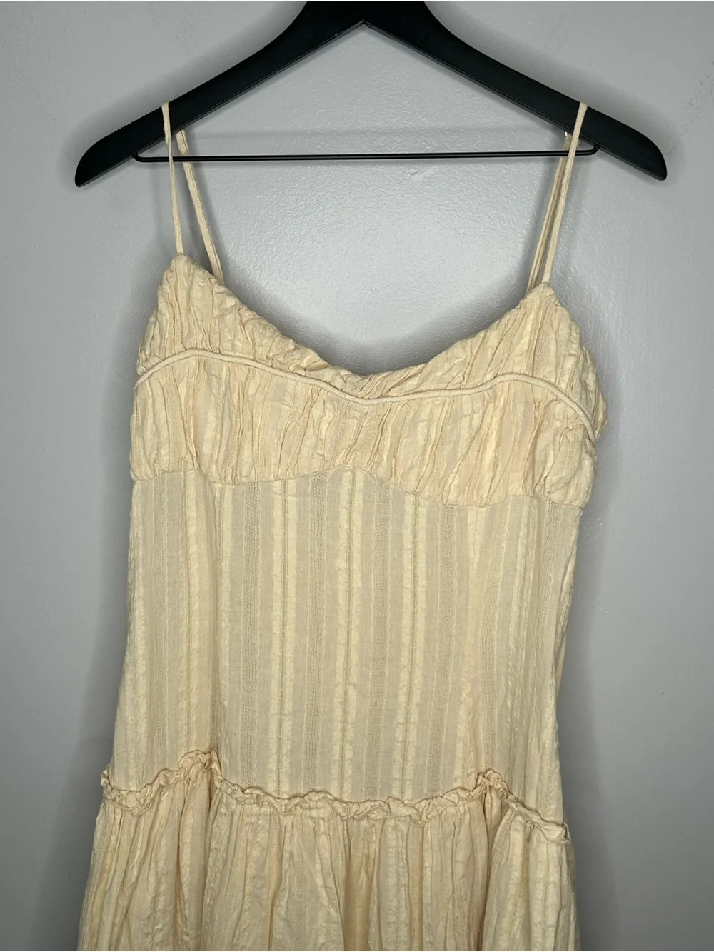 Peppermayo Jacinda Cream Drop Waist Maxi Dress Size 2X - Picture 4 of 13